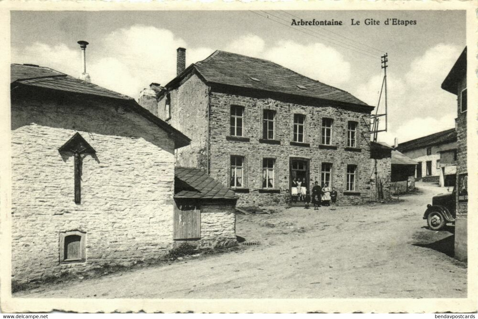 Belgium, ARBREFONTAINE, Le Gîte D'Etapes (1950s) Postcard - Lierneux