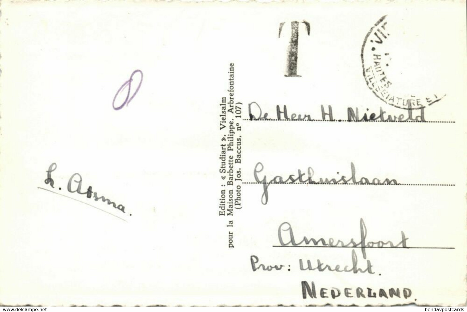 Belgium, ARBREFONTAINE, Le Gîte D'Etapes (1950s) Postcard - Lierneux