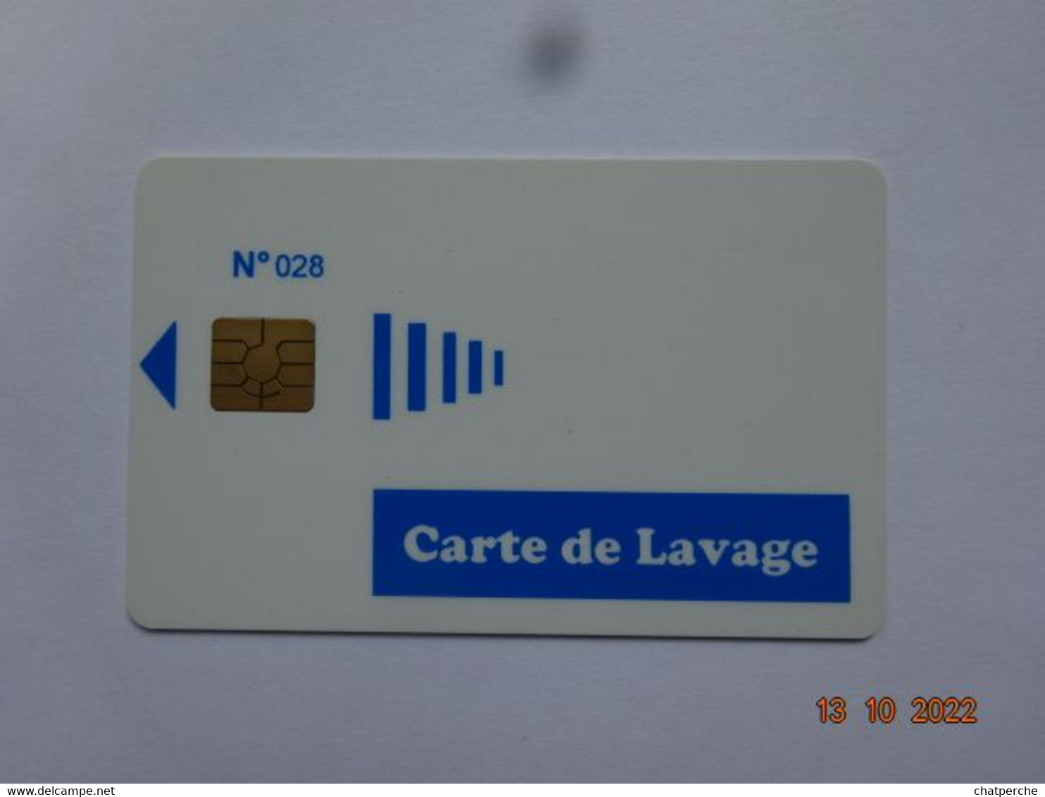 CARTE A PUCE CHIP CARD CARTE LAVAGE - Autowäsche