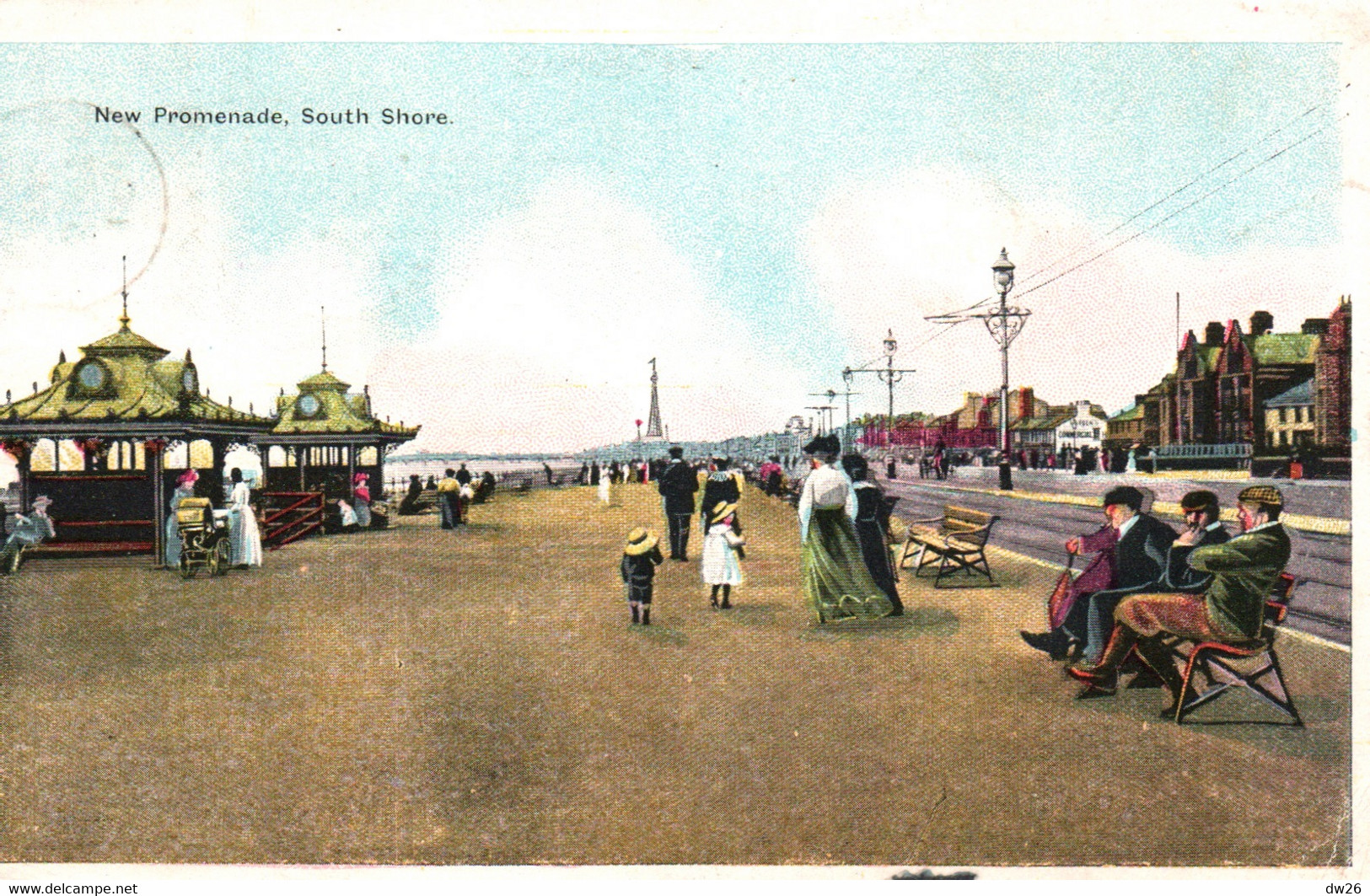 Blackpool (Lancashire) New Promenade, South Shore - Published By Boots Cash Chemists - Blackpool