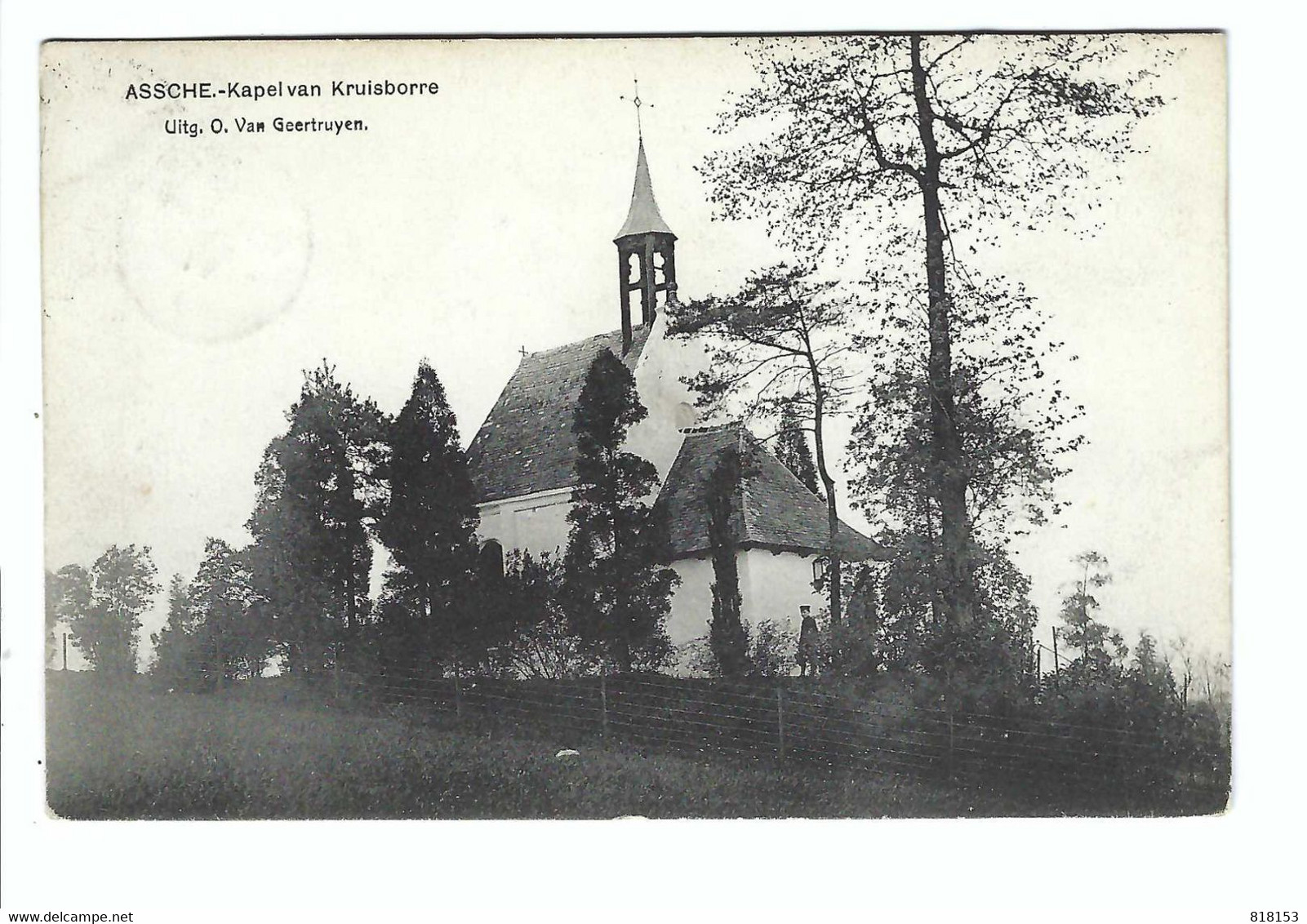 Asse   ASSCHE   -  Kapel Van Kruisborre  1912 - Asse