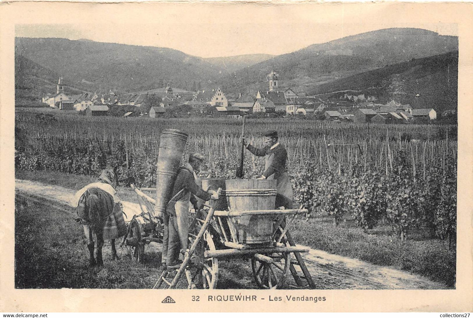 68-RIQUEWIHR- LES VENDANGES - Riquewihr