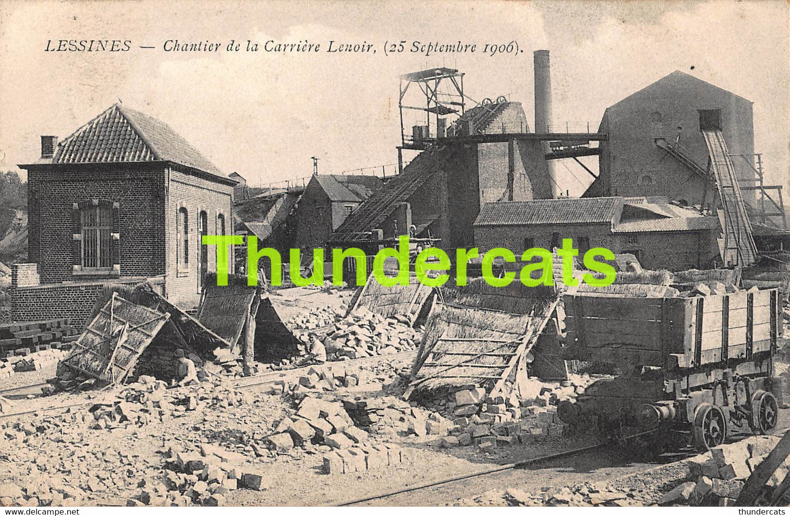 CPA LESSINES CHANTIER DE LA CARRIERE LENOIR - Lessines