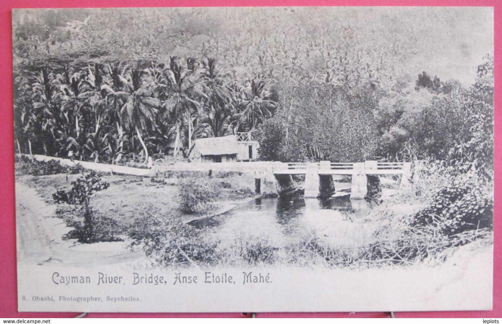 Visuel Pas Très Courant - Seychelles - Mahé - Cayman River - Bridge - Anse Etoile - R/verso - Seychelles