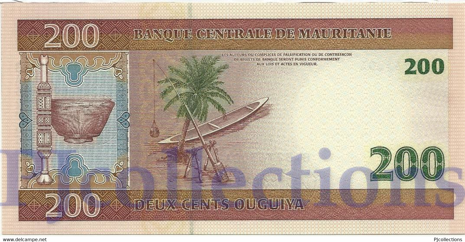 MAURITANIA 200 OUGUIYA 2004 PICK 11a UNC - Mauritanien