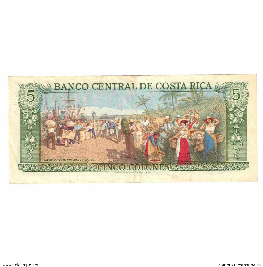 Billet, Costa Rica, 5 Colones, 1983, 1983-04-07, KM:236d, SUP - Costa Rica