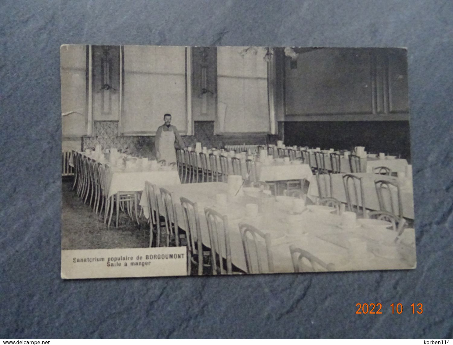 BORGOUMONT  SANATORIUM POPULAIRE     SALLE A MANGER - Stoumont