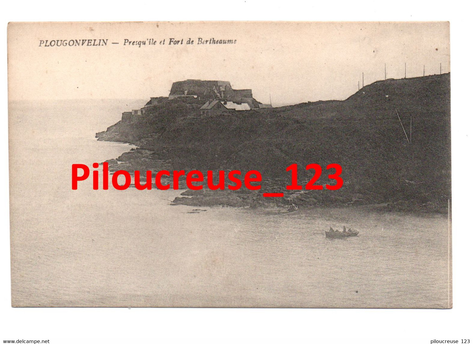 29 Finistère - PLOUGONVELIN - "  Presqu'île Et Fort De Berthaume " - Petite Embarcation - Plougonvelin