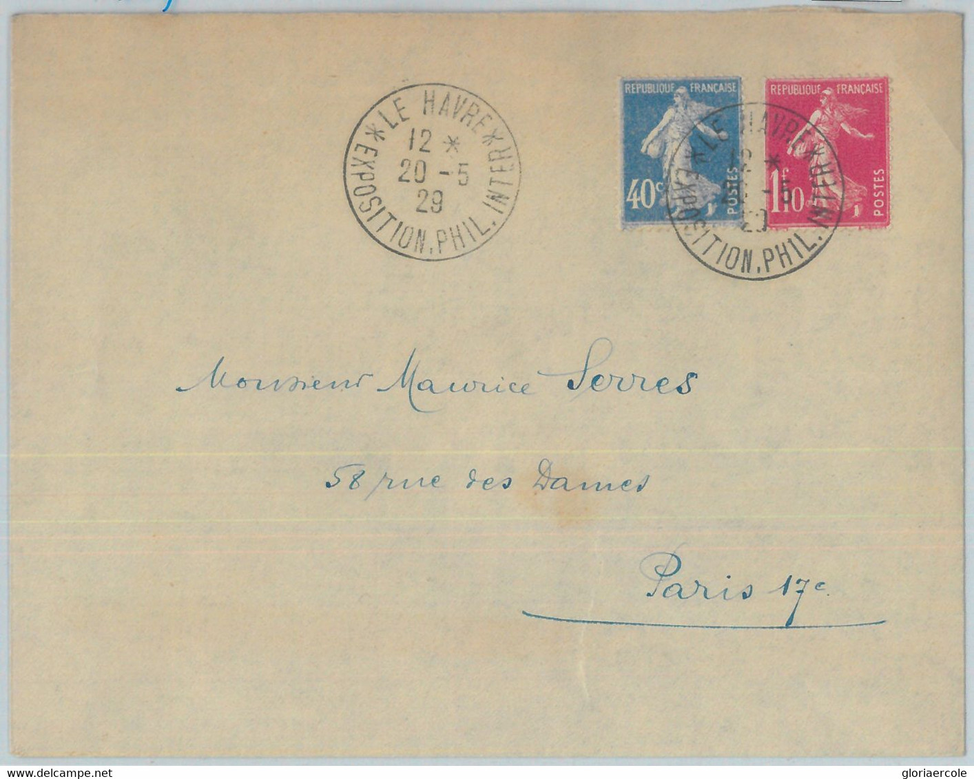 81921 - FRANCE - Postal History - Stamp Expo POSTMARK On COVER 1970  Le Havre - Other & Unclassified