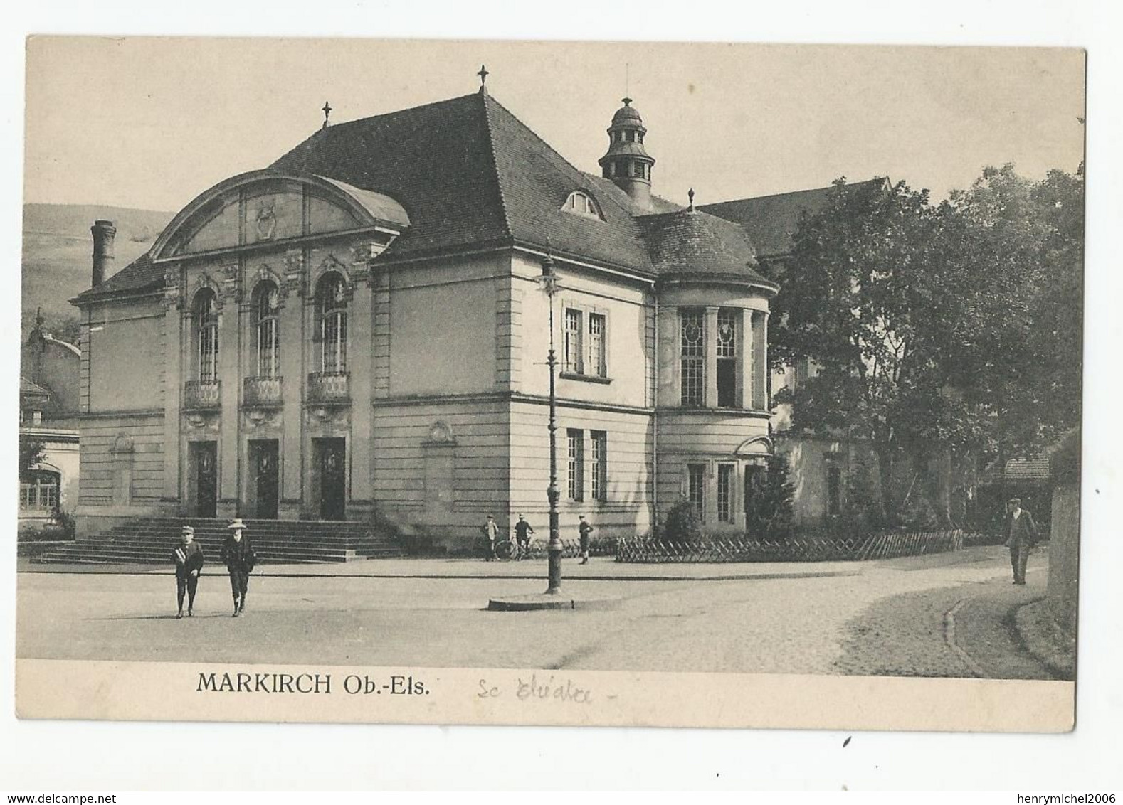 68 Haut Rhin Markirch Ob- Els Le Théatre ( Sainte Marie Aux Mines ) Ed Manias Cie Straseburg - Sainte-Marie-aux-Mines