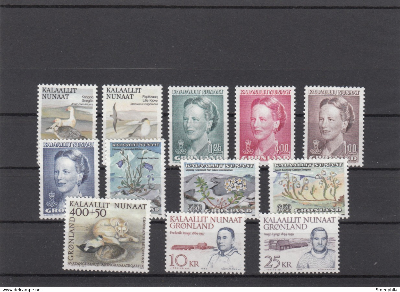 Greenland 1990 - Full Year MNH ** - Annate Complete