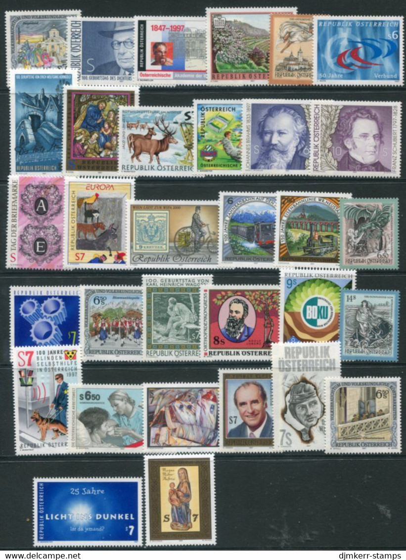 AUSTRIA 1997 Complete Issues MNH / **.  Michel 2208-39 - Neufs