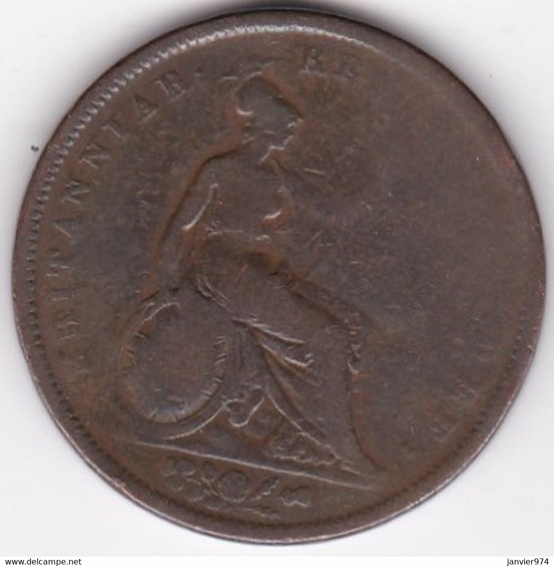 Grande-Bretagne . 1 Penny 1826 . George IV, En Cuivre , KM# 693 - D. 1 Penny