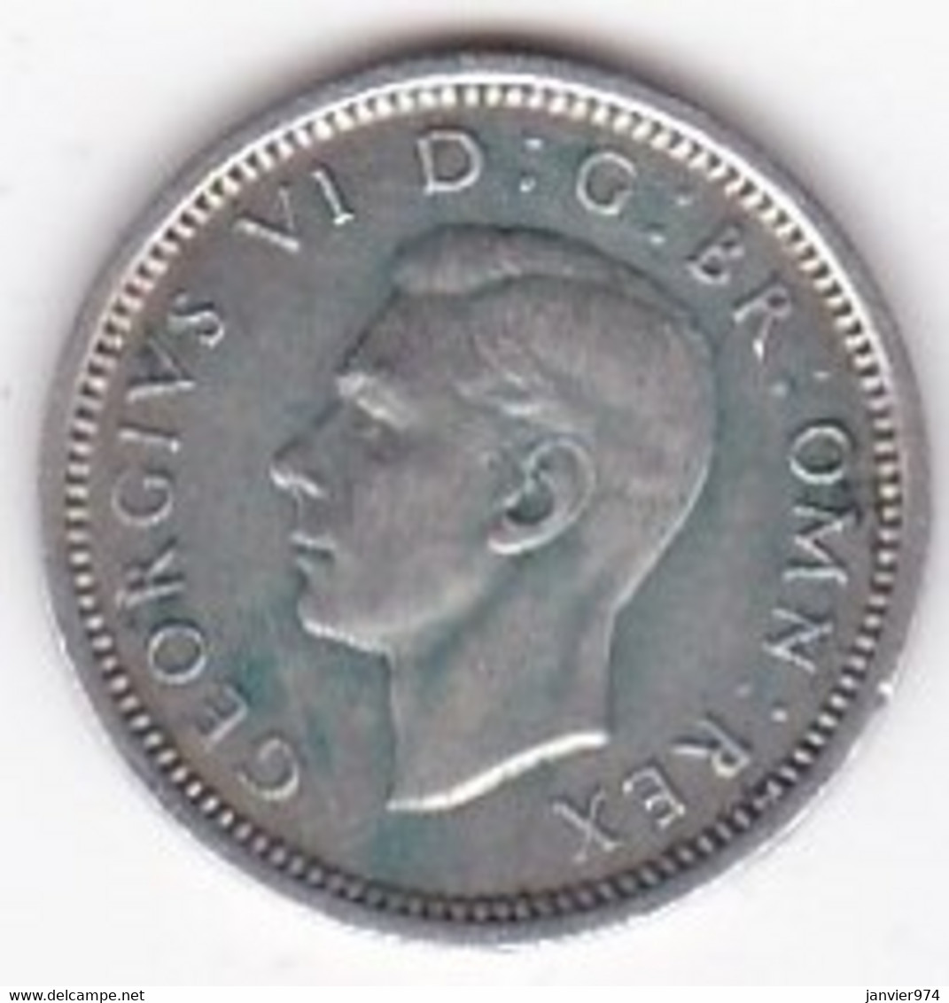 Grande Bretagne. 3 Pence 1942. George VI ,en Argent, KM# 848 - F. 3 Pence