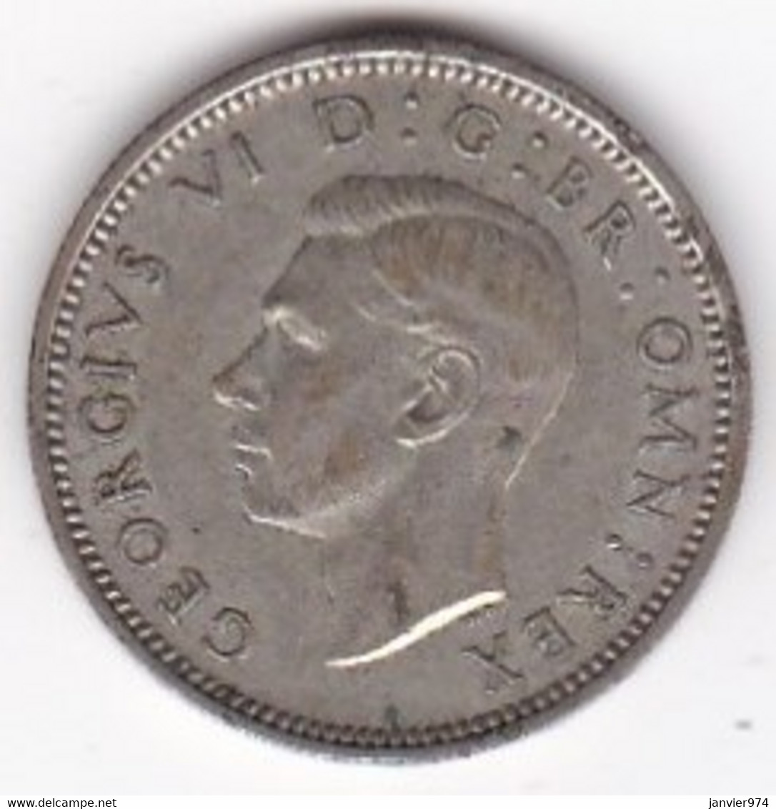 Grande Bretagne. 6 Pence 1942. George VI ,en Argent, KM# 852 - H. 6 Pence