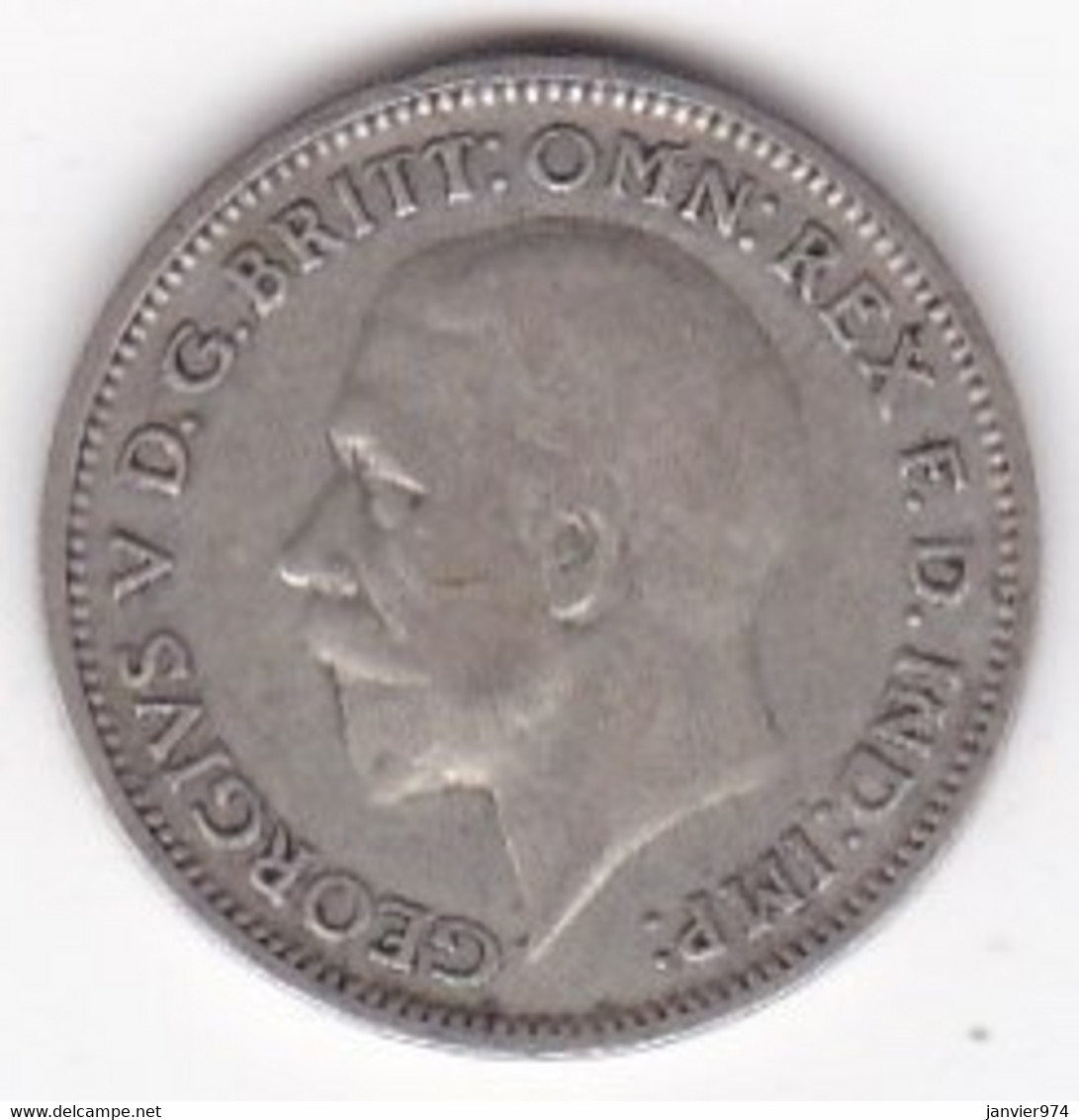 Grande Bretagne. 6 Pence 1934 . George V, En Argent , KM# 831 - H. 6 Pence