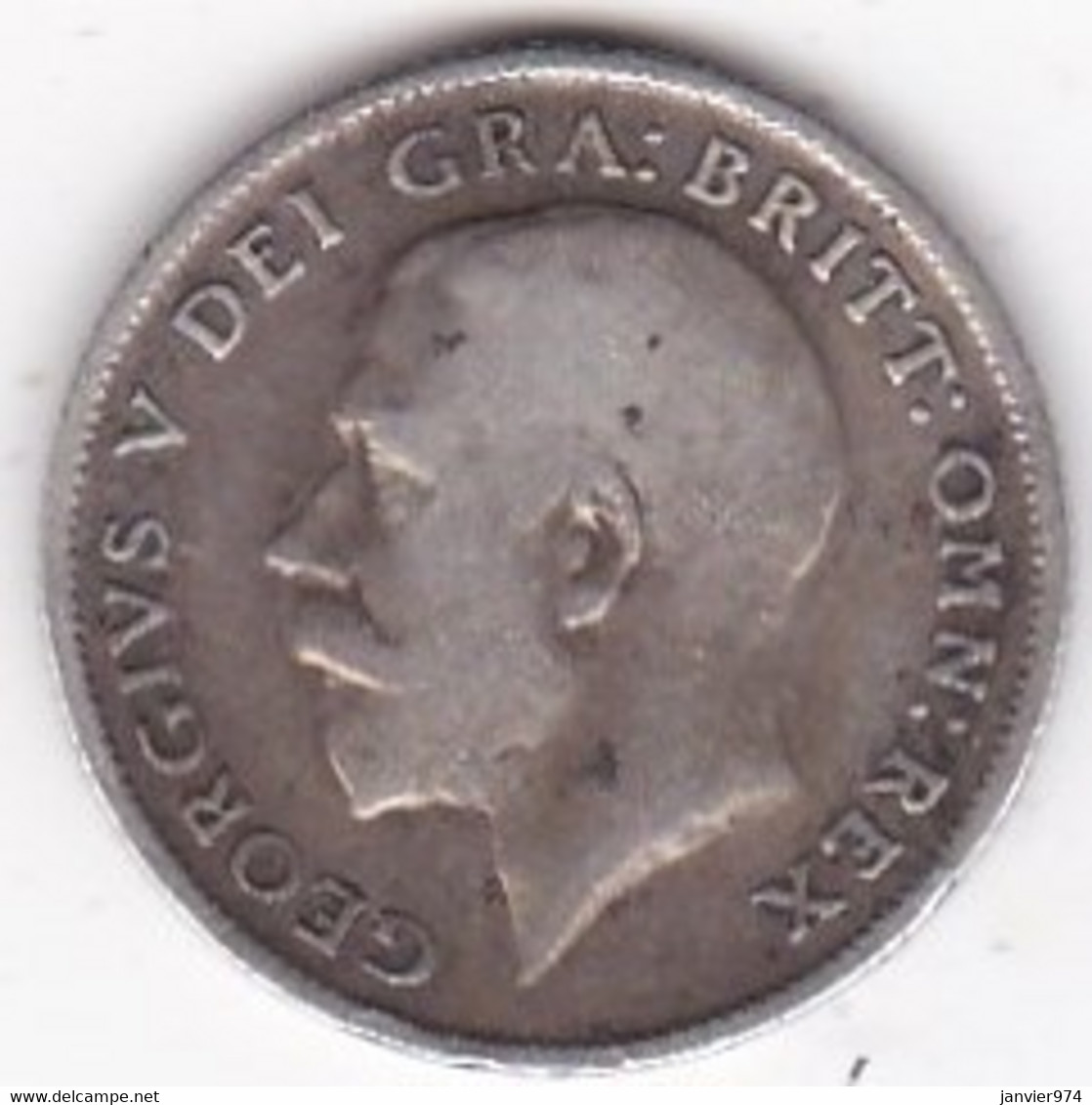 Grande Bretagne. 6 Pence 1919 . George V, En Argent , KM# 815 - H. 6 Pence