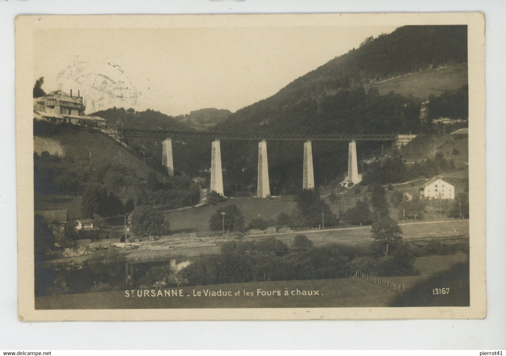 SUISSE - ST. URSANNE - Le Viaduc Et Les Fours à Chaux - Saint-Ursanne