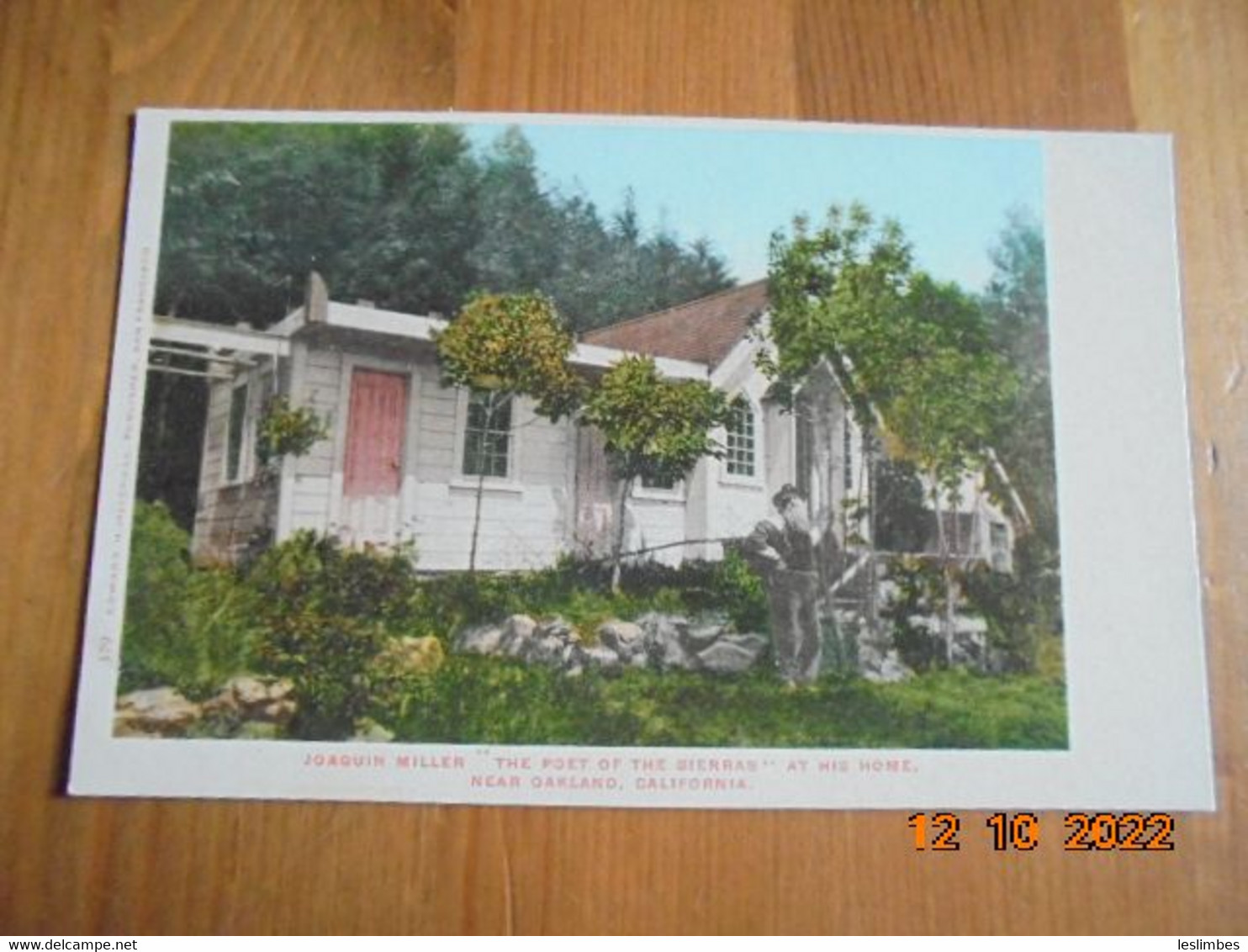 Joaquin Miller "The Poet Of The Sierras" At His Home, Near Oakland, California. Mitchell 379 - Oakland