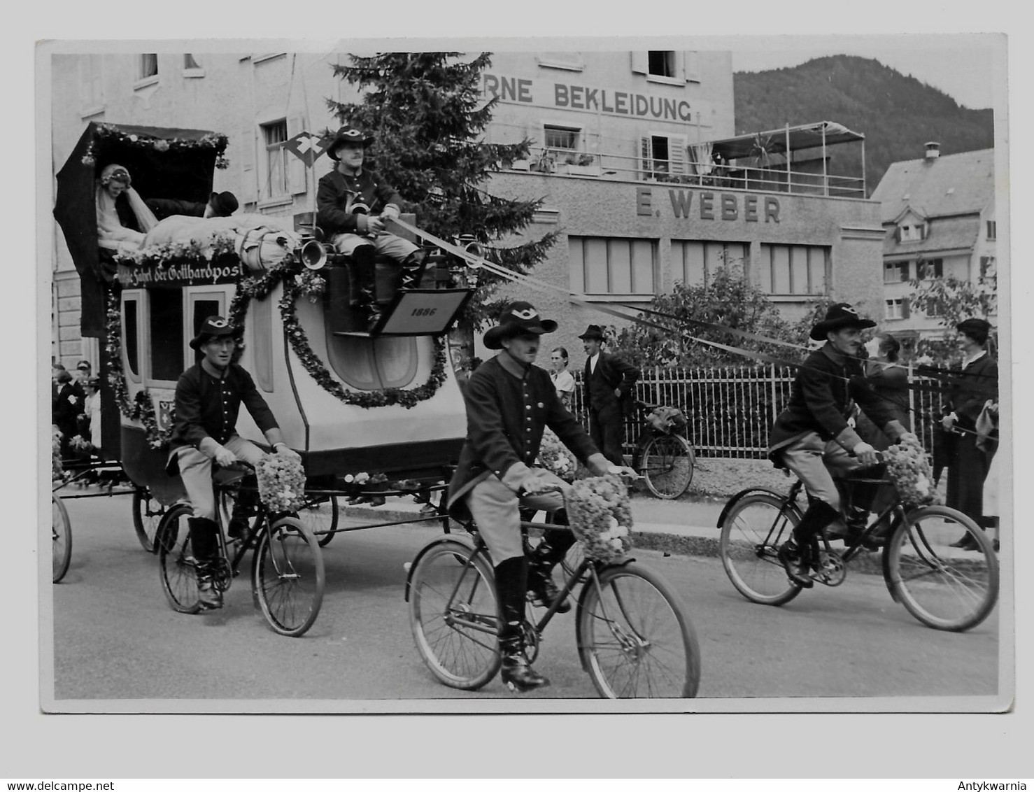 Ebnat Kappel Toggenburg  Umzug / Jahrmarkt - Ungelaufen Original Foto Photo Gassler Ebnat Kappel   E186 - Ebnat-Kappel