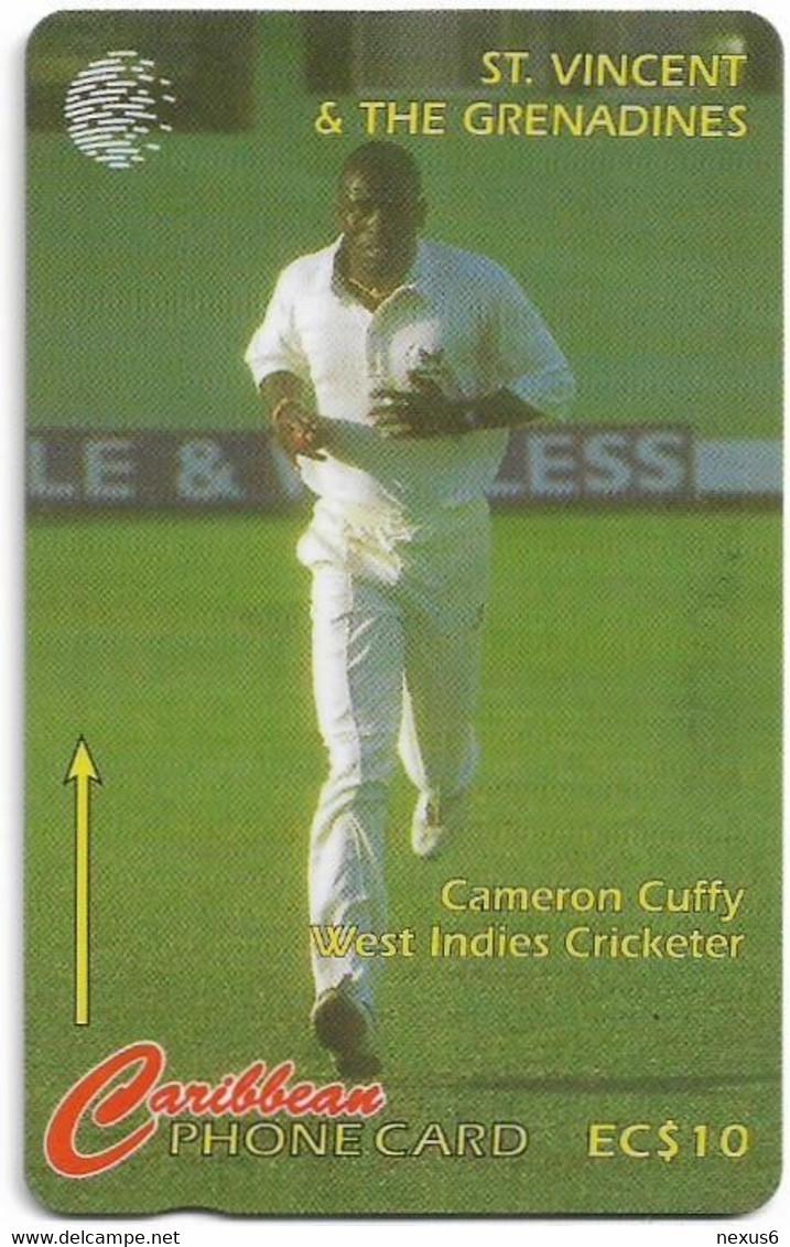 St. Vincent - C&W (GPT) - Cameron Cuffy, 142CSVD, 1997, Used - St. Vincent & The Grenadines