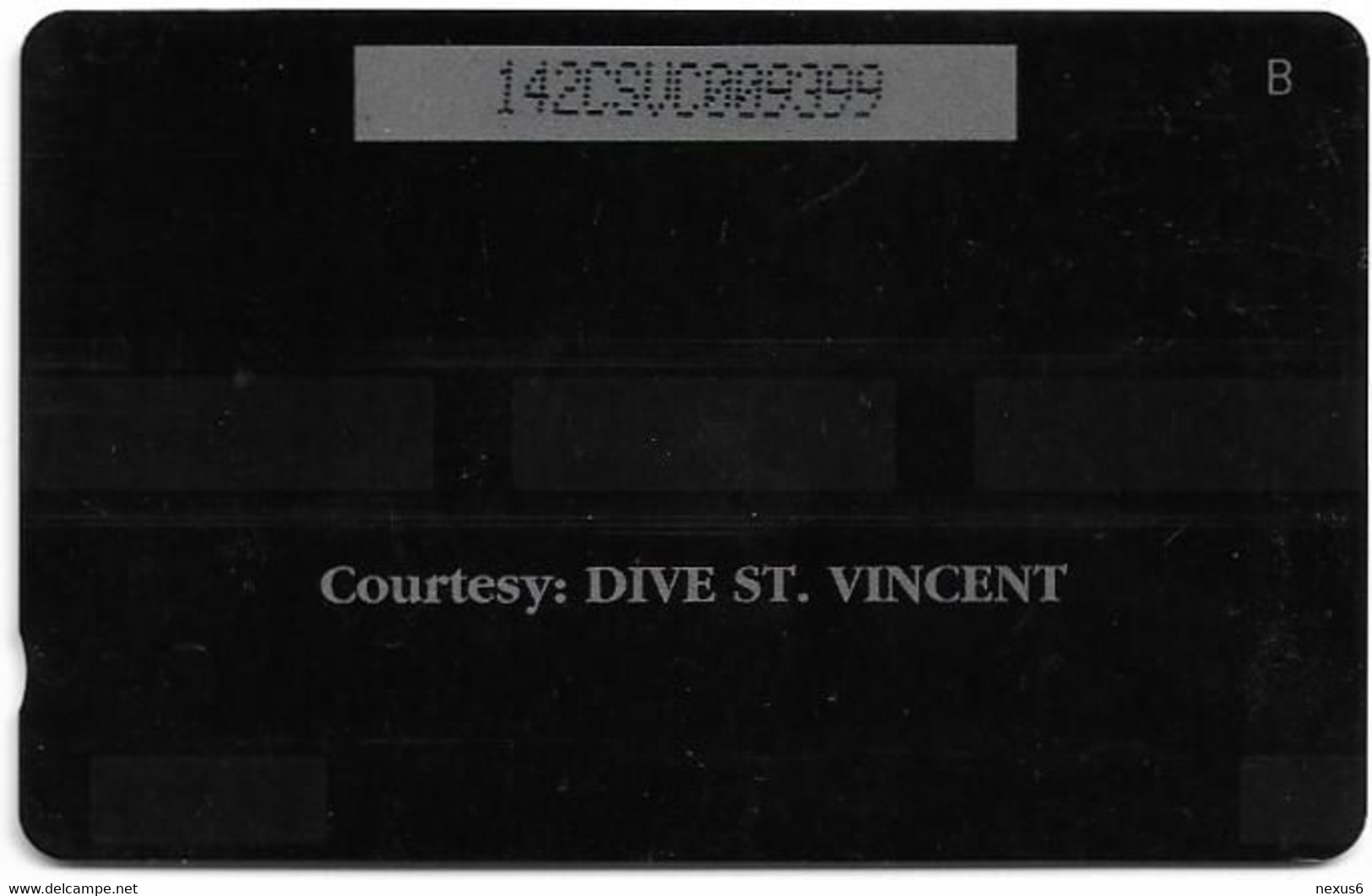 St. Vincent - C&W (GPT) - Giant Sea Anemone - 142CSVC (Dashed  Ø), 1997, 15.000ex, Used - Saint-Vincent-et-les-Grenadines