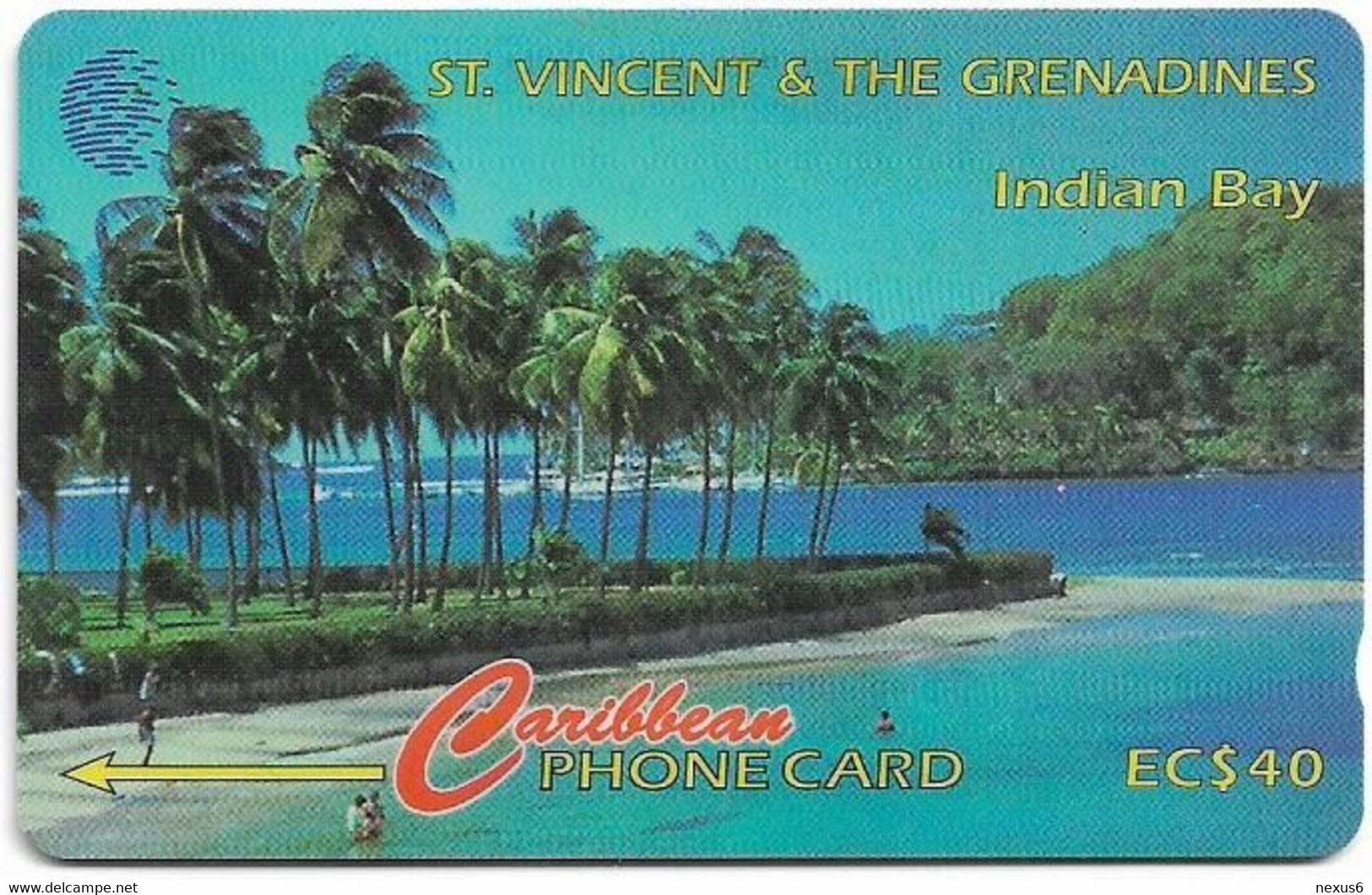 St. Vincent - C&W (GPT) - Indian Bay, 142CSVA, 1997, 20.000ex, Used - San Vicente Y Las Granadinas