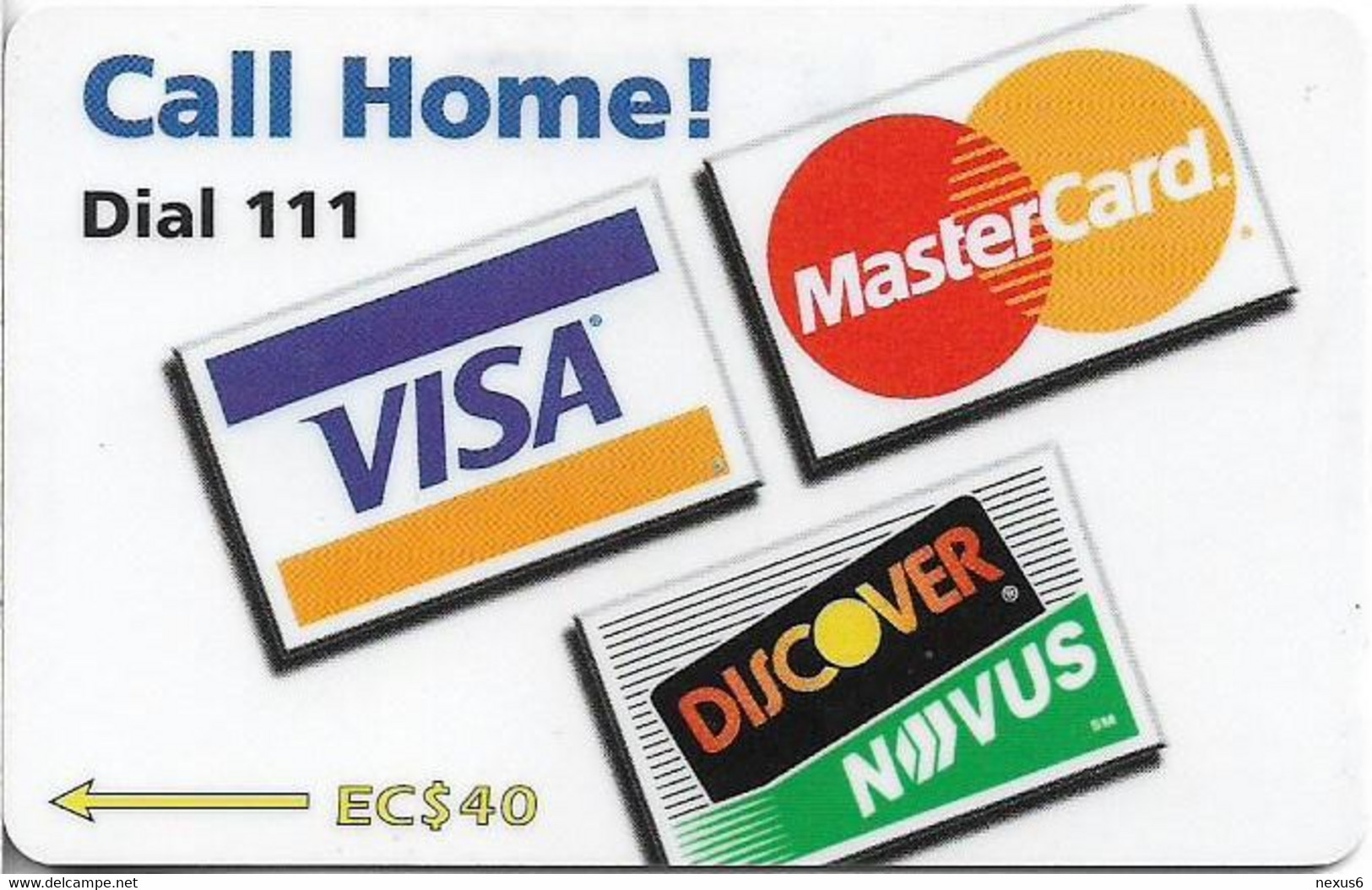 St. Vincent - C&W (GPT) - Call Home Dial 111, 221CSVA, 1998, 10.000ex, Used - St. Vincent & The Grenadines