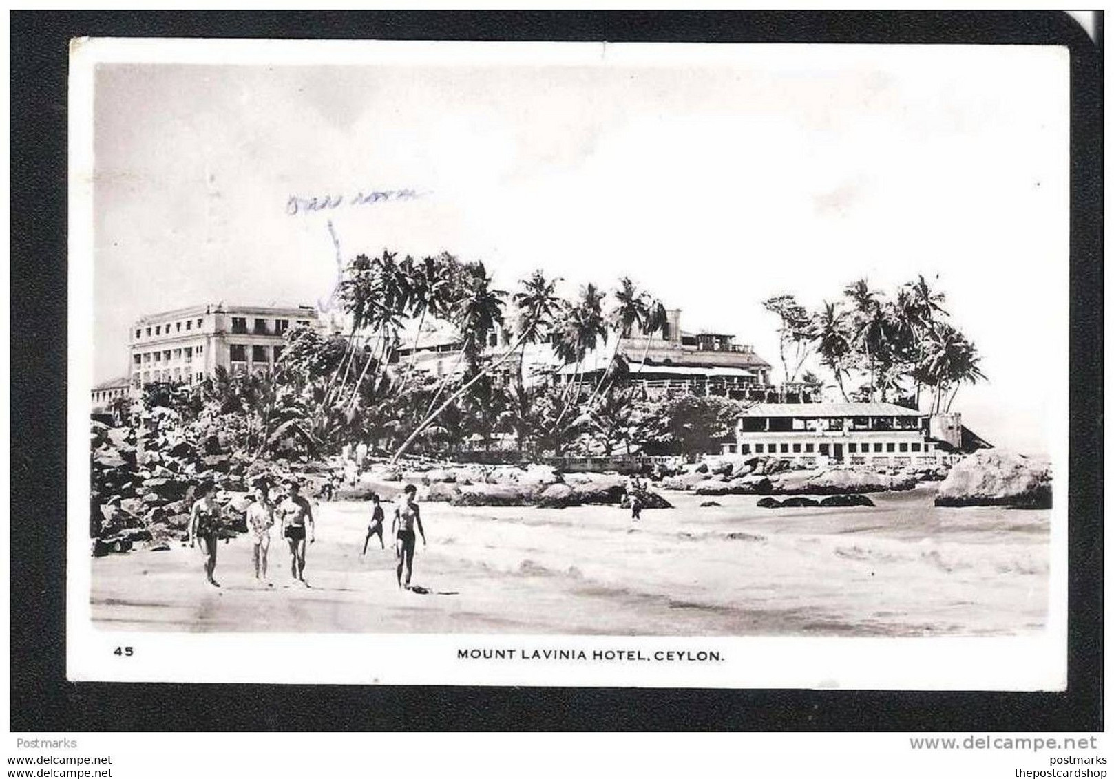 CEYLON Sri Lanka MOUNT LAVINIA HOTEL No45 CEYLON PICTORIALS - Sri Lanka (Ceylon)