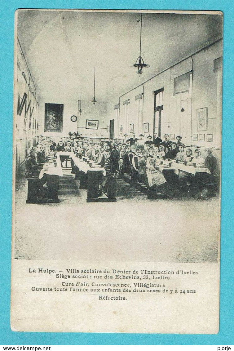 * La Hulpe (Brabant Wallon) * Villa Scolaire Du Denier De L'instruction D'Ixelles, Réfectoire, école, Enfants, Unique - La Hulpe