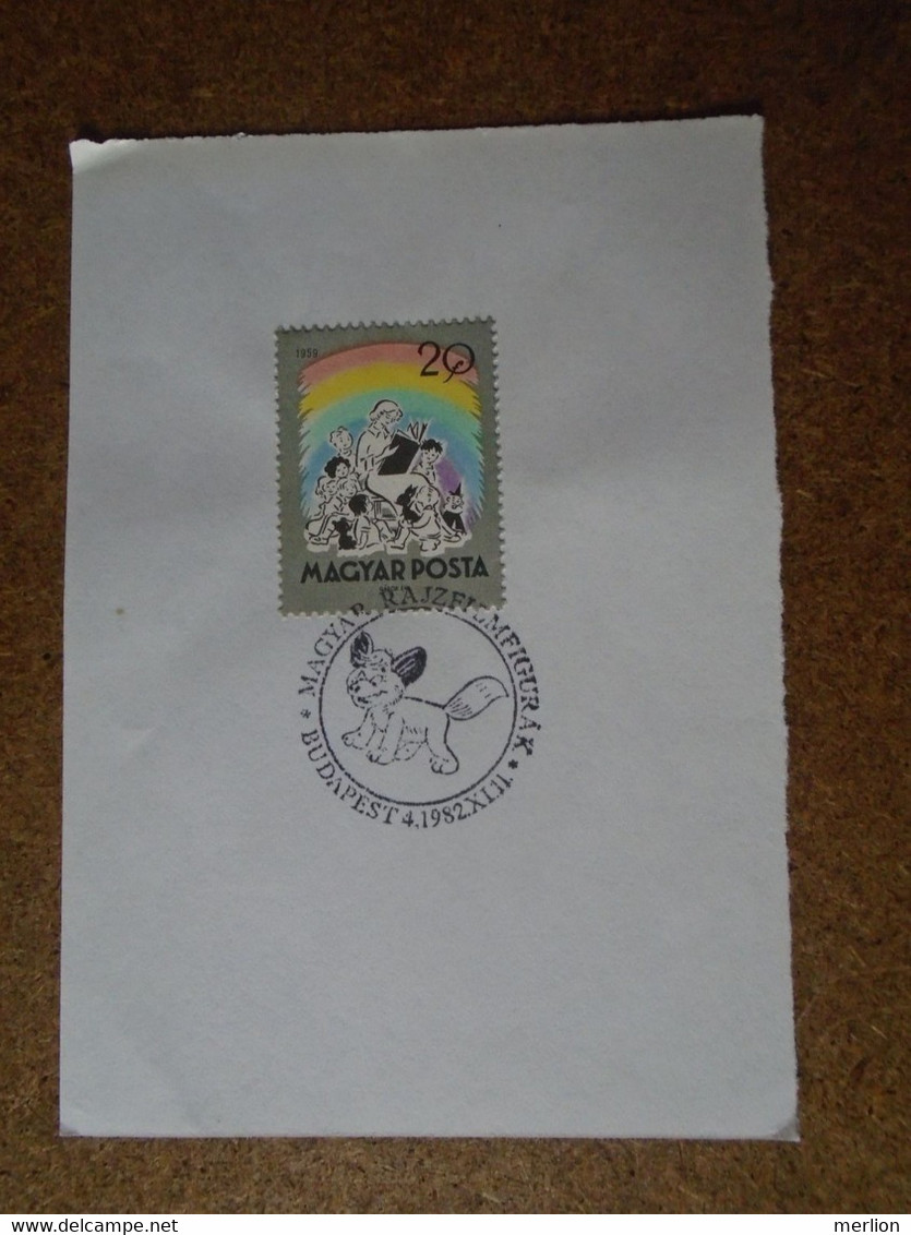 D191039  Hungary   1993  Commemorative Handstamp  -  Hungarian Cartoon Characters -VUK  Renard Fox Fuchs - Autres & Non Classés