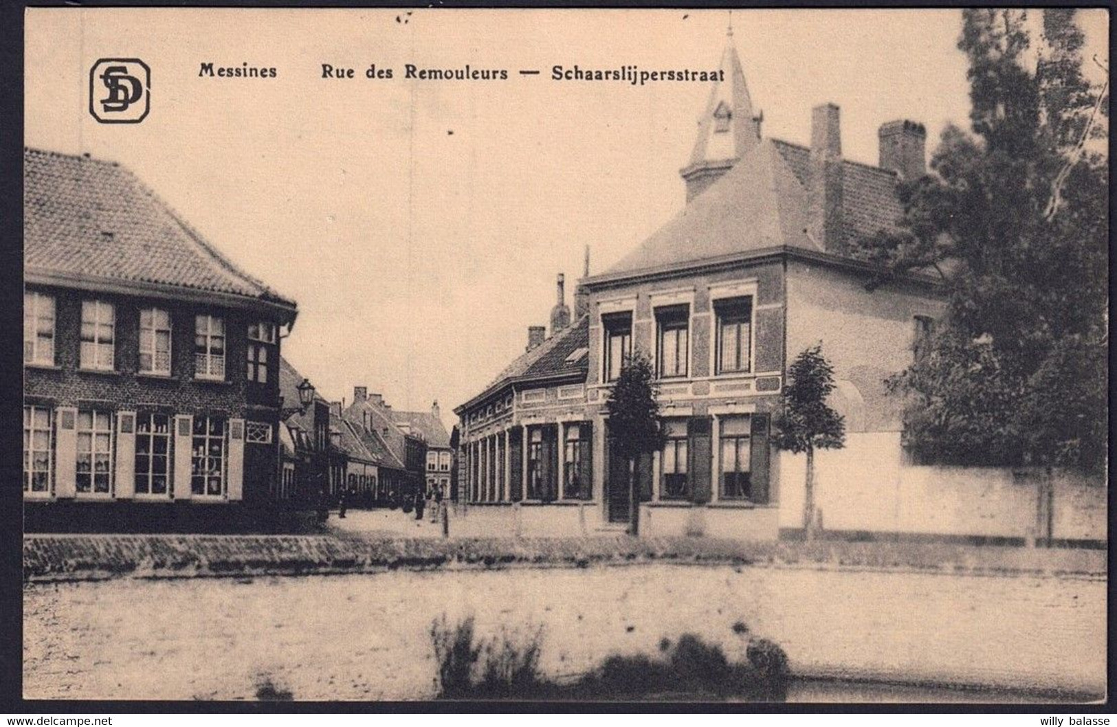 +++ CPA - MESSINES - MESEN - Rue Des Remouleurs - Schaarslijppersstraat  // - Messines - Mesen