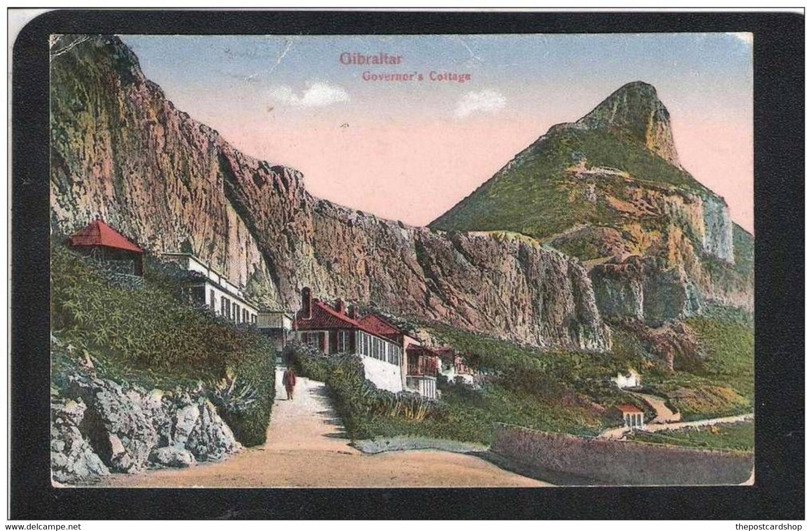 GIBRALTAR GOVERNORS COTTAGE NOTE ALL AUCTIONS START AT ONE EURO !! - Gibraltar