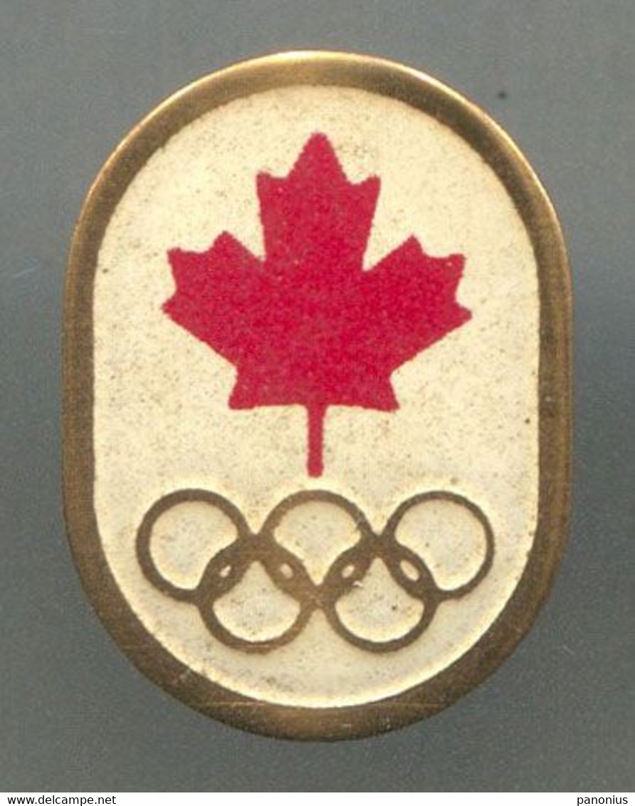Olympiade / Olympic Committee CANADA, Vintage Pin Badge Abzeichen - Jeux Olympiques