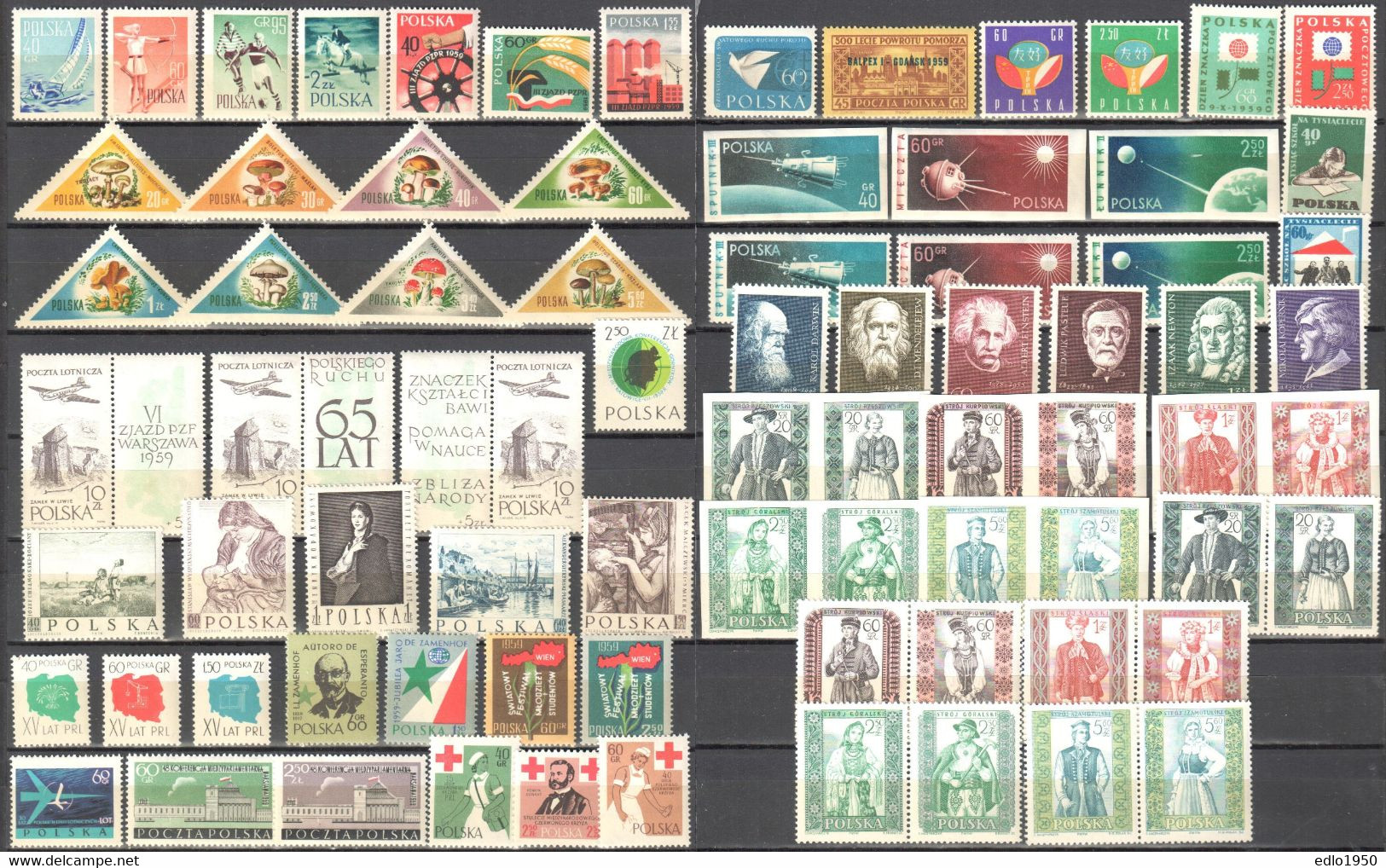 Poland 1959 - Year Set - MNH(**) - Postfrisch - Full Years