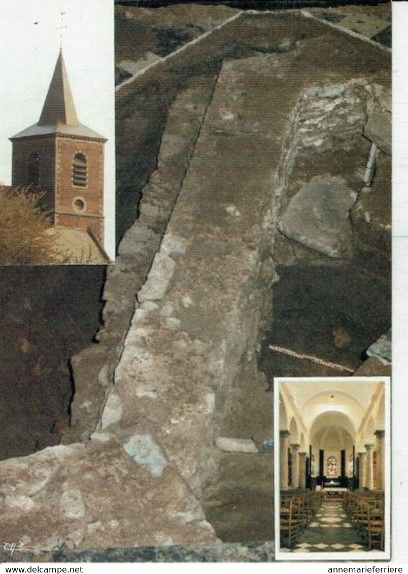 Basecles Eglise Saint Martin Vue Générale Des Vestiges Lors De Leur Découverte En 1981 - Beloeil