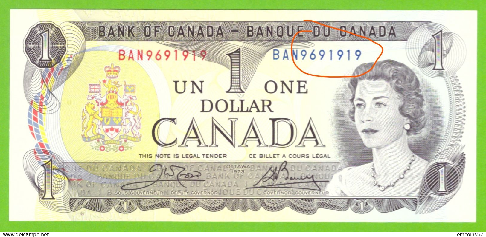 CANADA 1 DOLLARS 1973  P-85c  UNC- - Canada