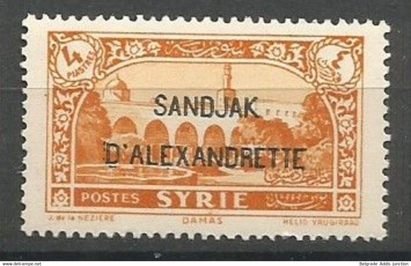 Turkey Türkei Turkiye Alexandrette Sandjak Mi.8 MNH / ** 1938 - 1934-39 Sandjak Alexandrette & Hatay