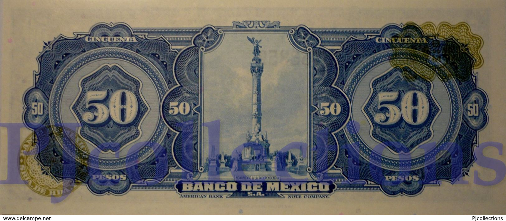 MEXICO 50 PESOS 1972 PICK 49u UNC - Mexico