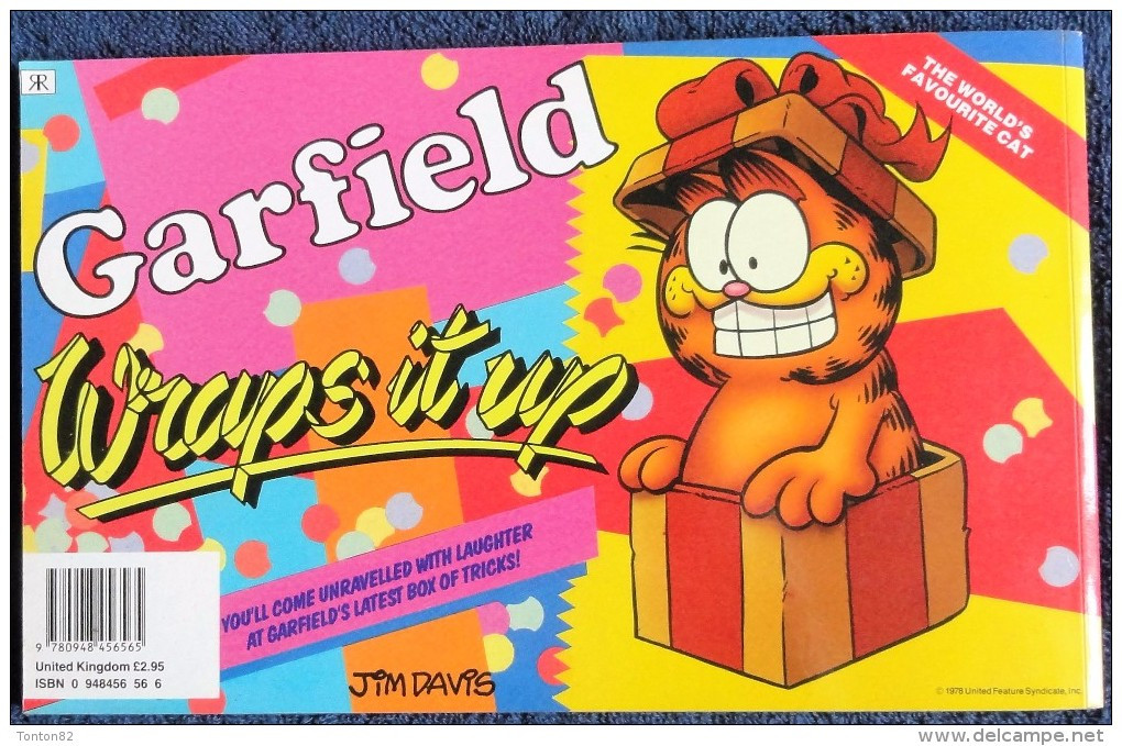 Jim Davis - GARFIELD - The World's Favourite Cat N° 9 - Wraps It Up - Ravette Books - ( 1988 ) . - British Comic Books