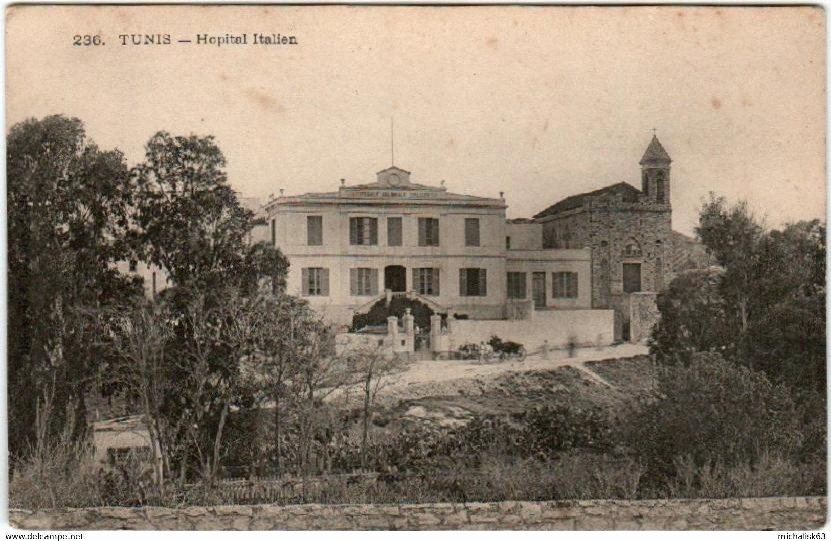 31ss 347 CPA - TUNIS - HOPITAL ITALIEN - Tunisie