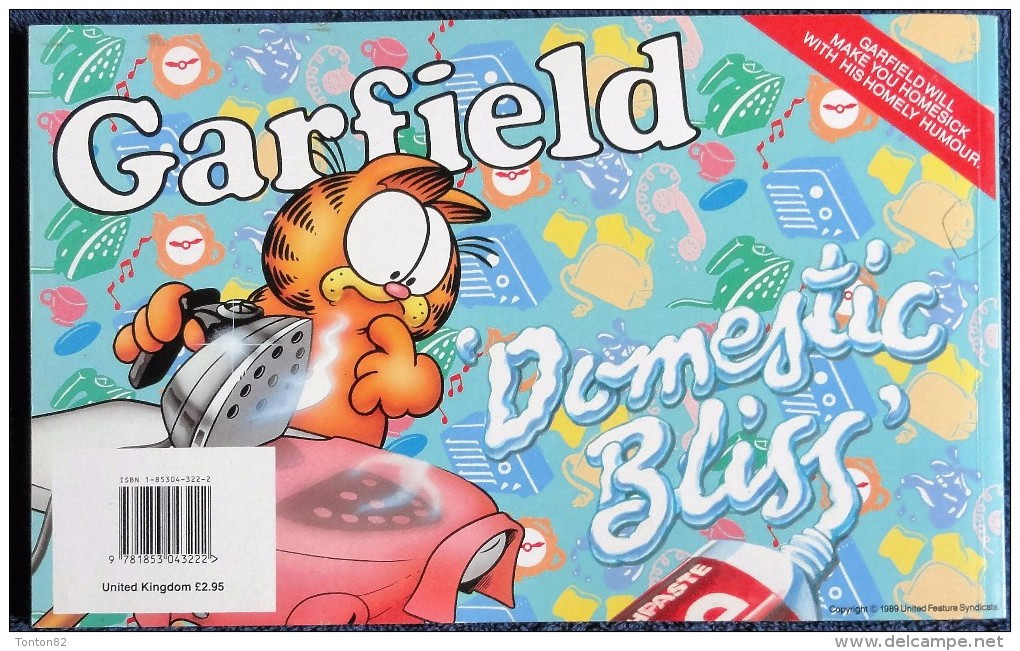 Jim Davis - GARFIELD - The World's Favourite Cat N° 14 - Domestic Bliss- Ravette Books - ( 1990 ) . - British Comic Books