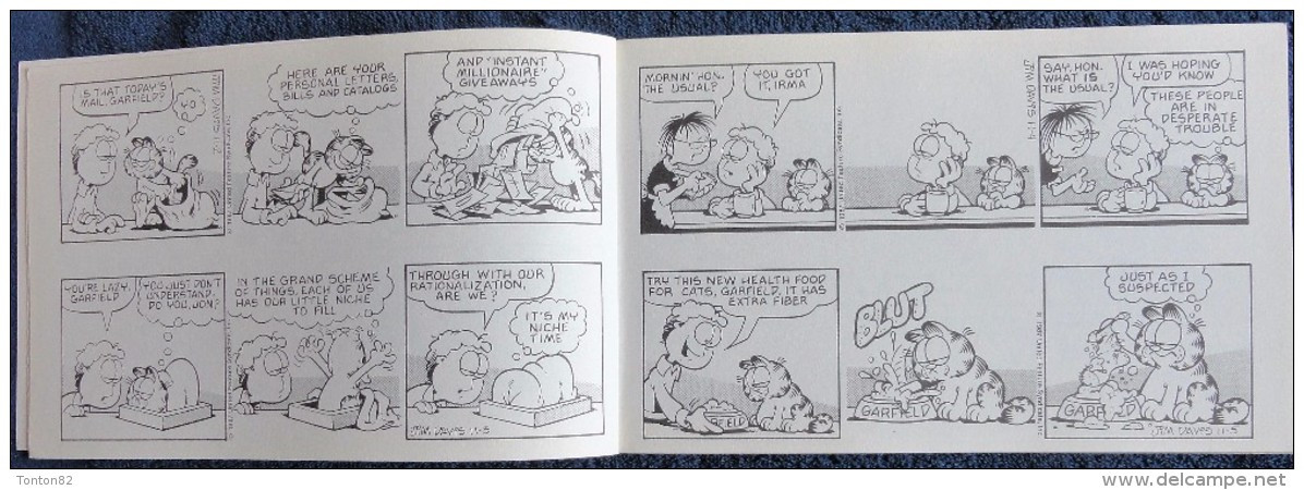 Jim Davis - GARFIELD - The World's Favourite Cat N° 14 - Domestic Bliss- Ravette Books - ( 1990 ) . - British Comic Books