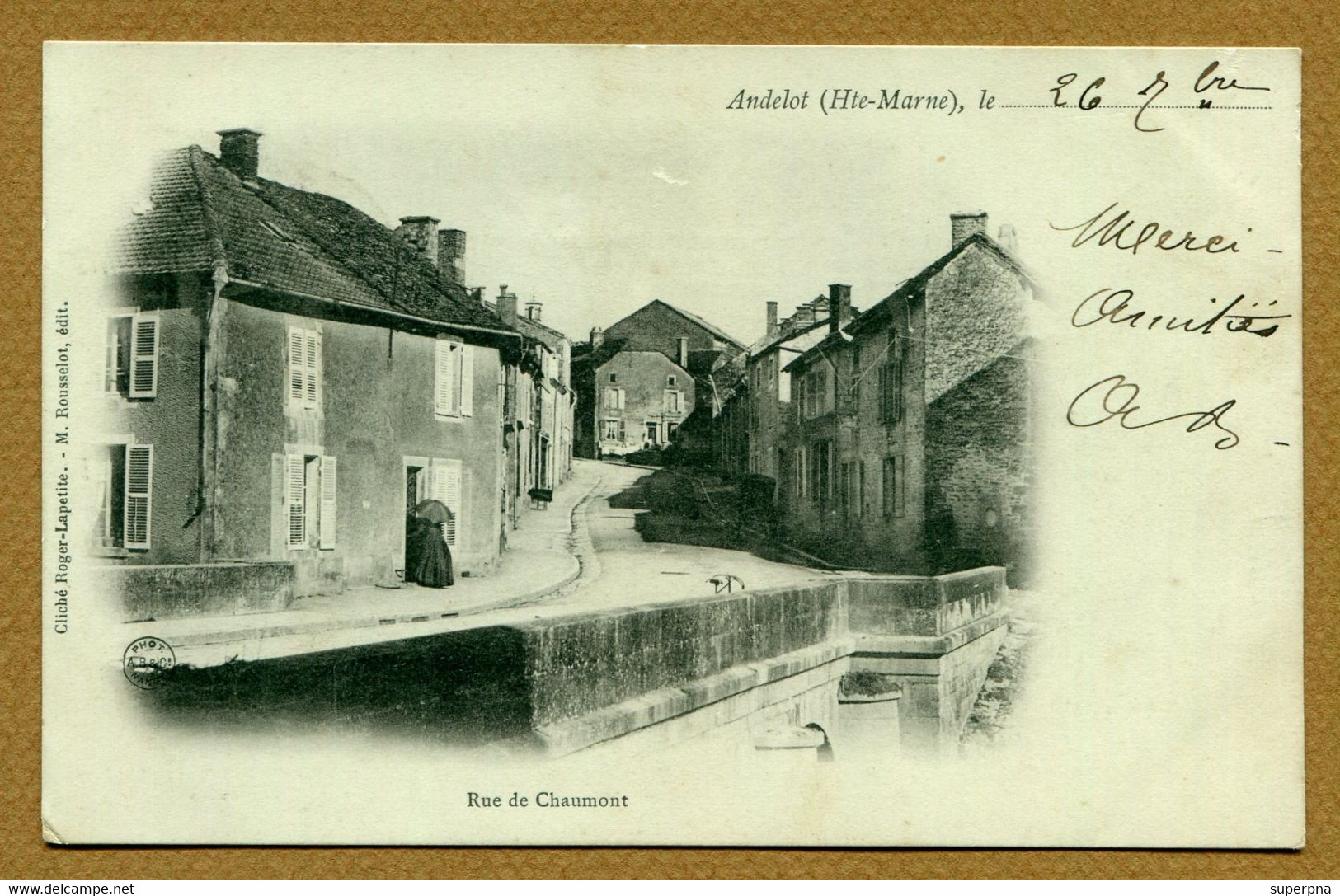 ANDELOT  (52) : " RUE DE CHAUMONT " - Andelot Blancheville