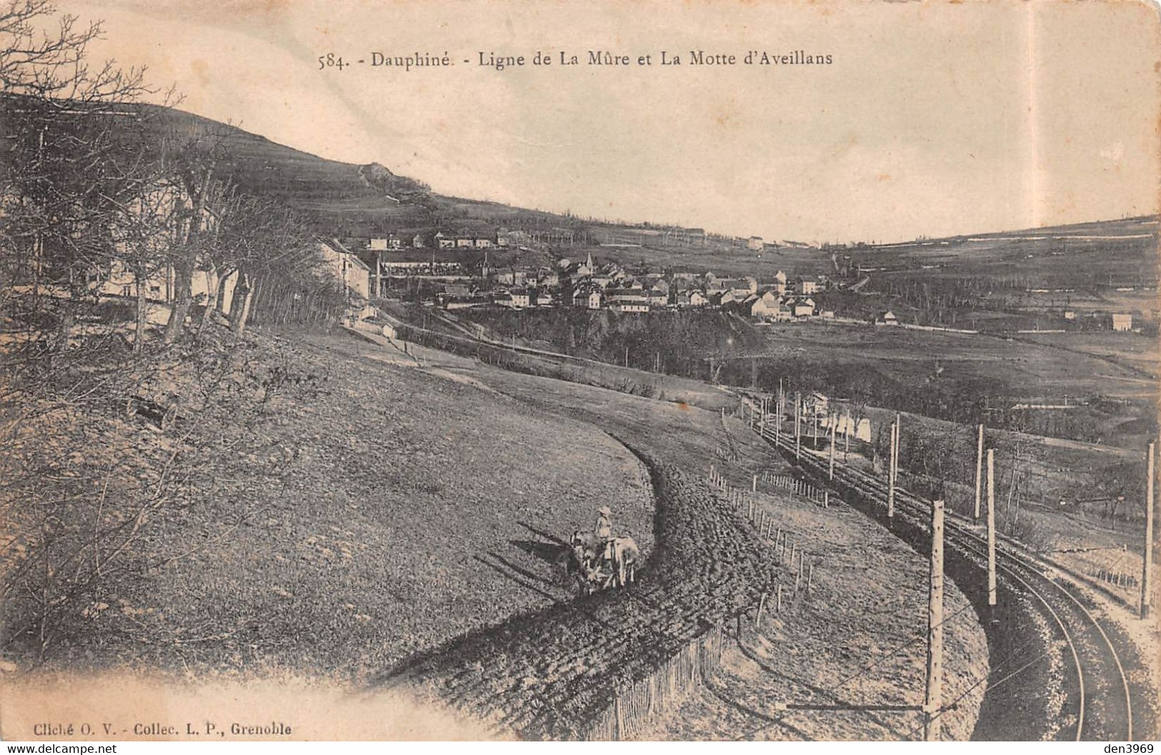 La MOTTE-d'AVEILLANS (Isère) - Ligne De La Mure - Voie Ferrée - Motte-d'Aveillans