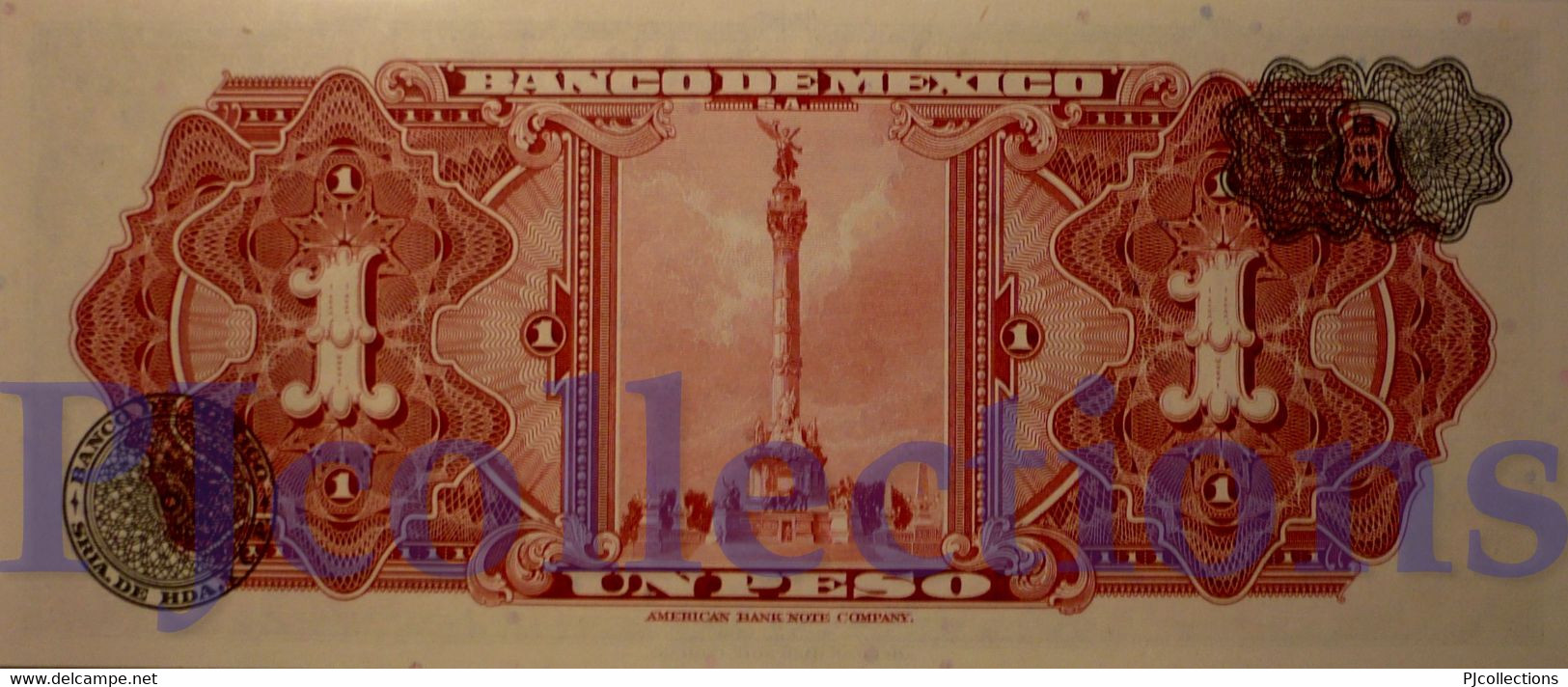 LOT MEXICO 1 PESO 1961 PICK 59g UNC X 5 PCS - Mexico