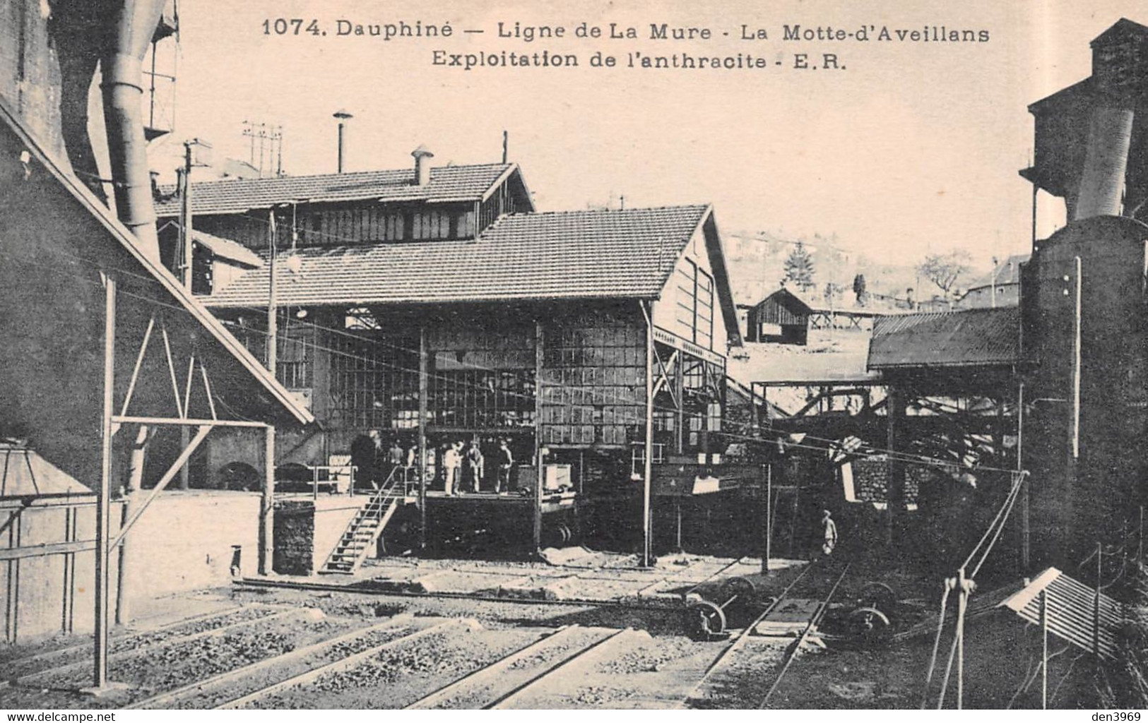 La MOTTE-d'AVEILLANS (Isère) - Exploitation De L'anthracite - Ligne De La Mure - Motte-d'Aveillans