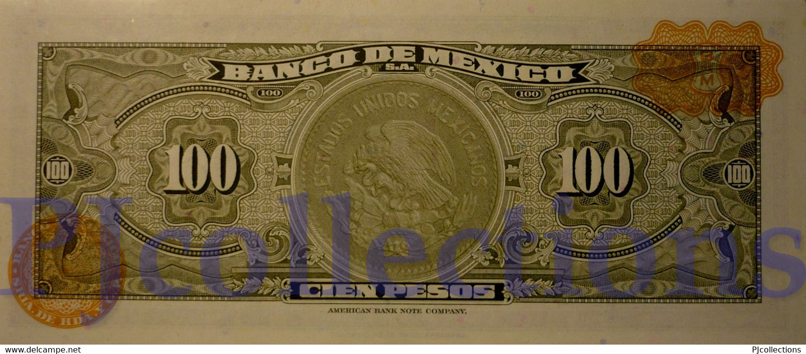 MEXICO 100 PESOS 1972 PICK 61h UNC - Mexico