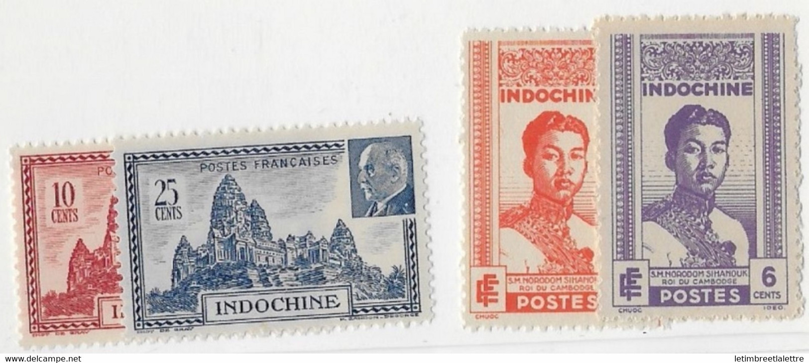 ⭐ Indochine - YT N° 222 à 225 ** - Neuf Sans Charnière - 1941 ⭐ - Ongebruikt