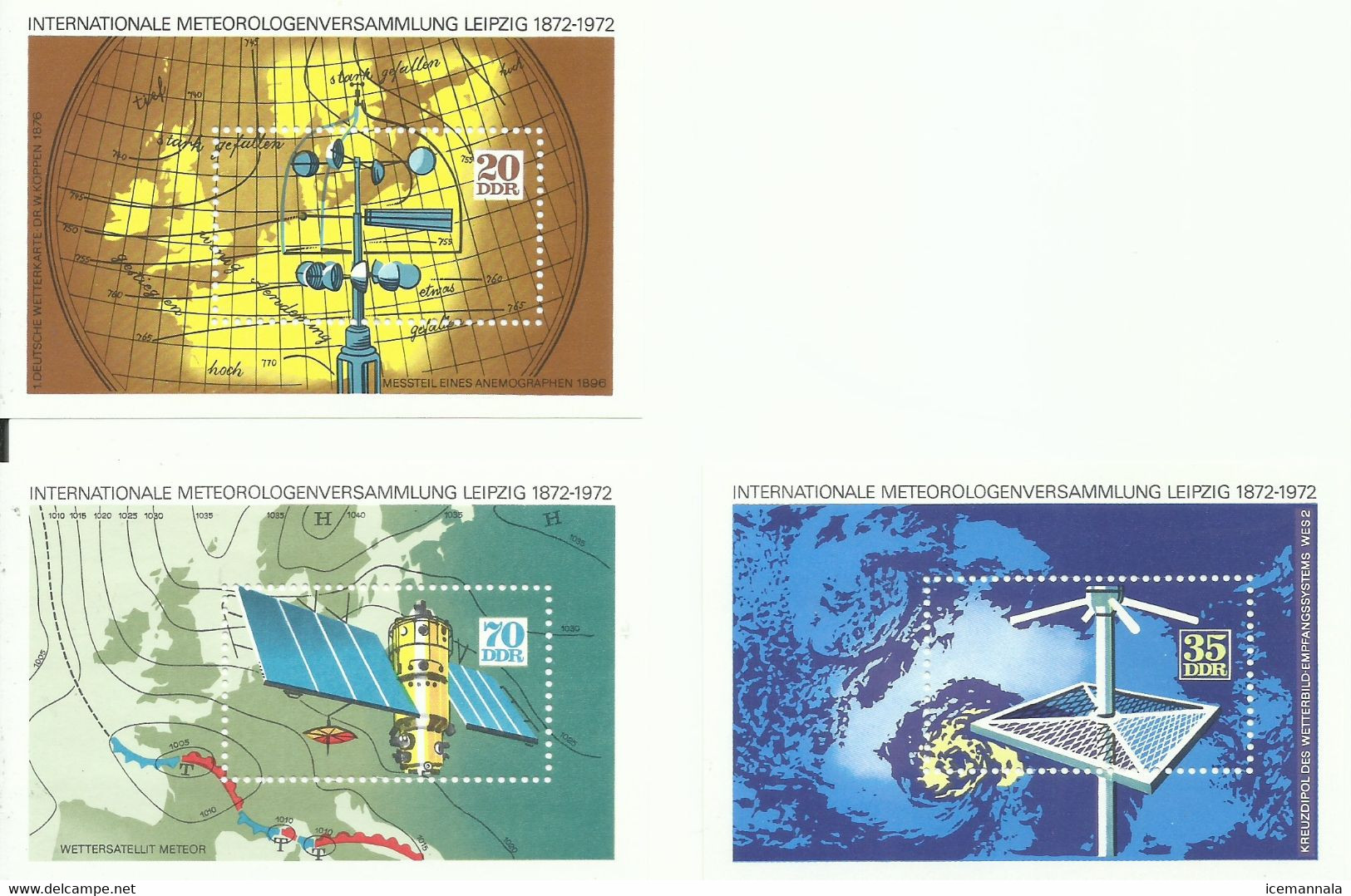 ALEMANIA  ORIENTAL   YVERT    H/B  29/31    MNH  ** - 1. Tag - FDC (Ersttagblätter)